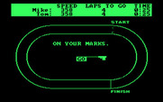 Olympic Decathlon for IBM PC/Compatibles - Running around the track again...