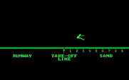 Olympic Decathlon for IBM PC/Compatibles - Jump in progress...