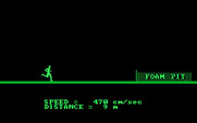 Olympic Decathlon for IBM PC/Compatibles - Running and ready to jump...