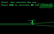Olympic Decathlon for IBM PC/Compatibles - Oops, a foul!