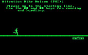 Olympic Decathlon for IBM PC/Compatibles - Prepare for the hurdles.
