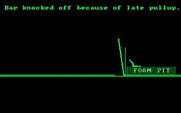 Olympic Decathlon for IBM PC/Compatibles - I knocked the bar down.