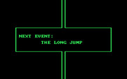 Olympic Decathlon for IBM PC/Compatibles - Long jump is next.