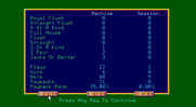 Slot Poker for IBM PC/Compatibles - Some stats...