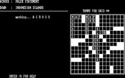 Computer Crosswords for IBM PC/Compatibles - Filling in a space...