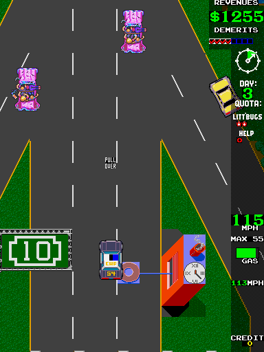 APB Arcade Screenshot: Here's some more suspects to pull over...