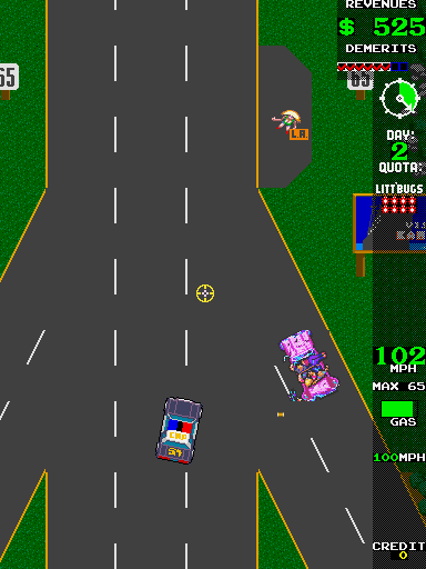 APB Arcade Screenshot: The real chase begins now!