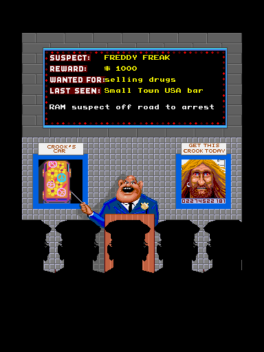 APB Arcade Screenshot: Level completed! Here's my next mission...