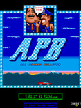 APB for Arcade - Title screen.