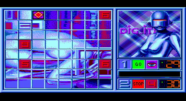 Blue Angel 69 IBM PC/Compatibles Screenshot: Only a few tiles left!