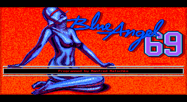 Blue Angel 69 IBM PC/Compatibles Screenshot: Title screen.