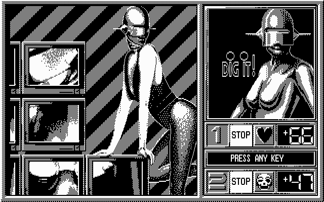 Blue Angel 69 IBM PC/Compatibles Screenshot: The complete image for round three.