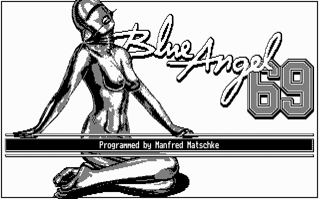 Blue Angel 69 IBM PC/Compatibles Screenshot: Title screen.