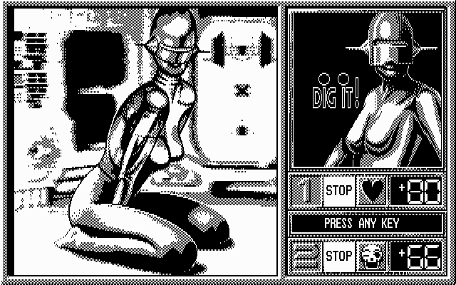 Blue Angel 69 IBM PC/Compatibles Screenshot: Complete image for round eight.