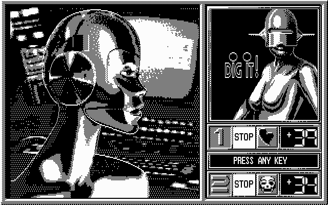 Blue Angel 69 IBM PC/Compatibles Screenshot: If you win, the full image is revealed!