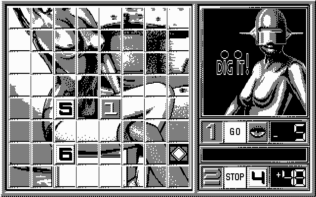 Blue Angel 69 IBM PC/Compatibles Screenshot: Not many tiles left!