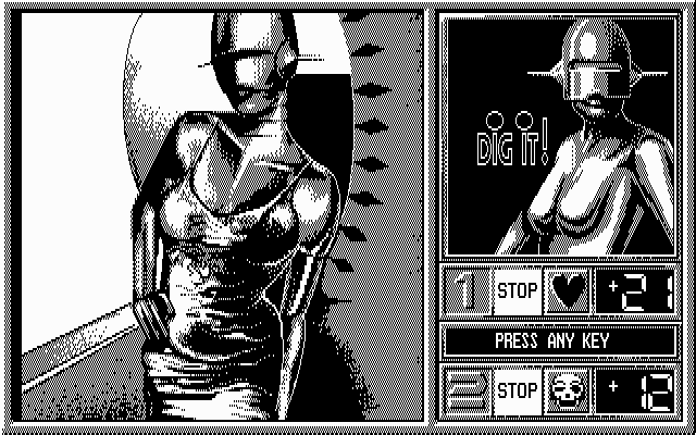 Blue Angel 69 IBM PC/Compatibles Screenshot: The full image for round two.