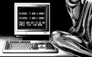 Blue Angel 69 for IBM PC/Compatibles - The game keeps track of wins and losses.