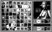 Blue Angel 69 for IBM PC/Compatibles - The background image is revealed as tiles are selected...