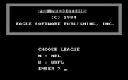 Pro Predictions for IBM PC/Compatibles - Title screen.