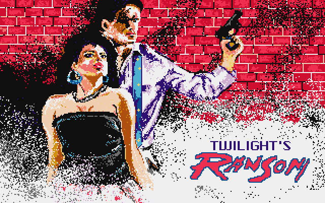Twilight's Ransom Atari ST Screenshot: Title screen.