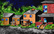 Twilight's Ransom for Atari ST - Here's what this part of town looks like...