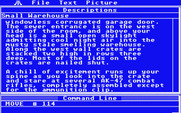 Twilight's Ransom for Atari ST - Searching a suspect warehouse...