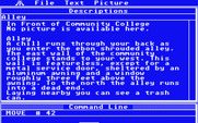 Twilight's Ransom for Atari ST - Not all scenes in the game have a picture to go with it.