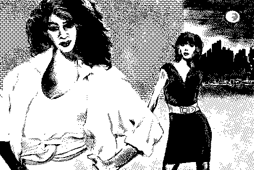 Twilight's Ransom Macintosh Screenshot: You'll encounter a number of shady characters...
