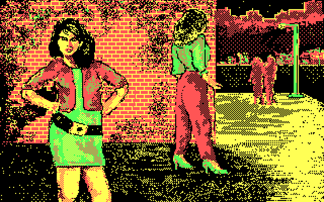 Twilight's Ransom IBM PC/Compatibles Screenshot: Exploring town...