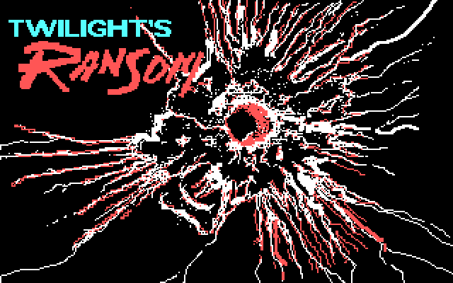 Twilight's Ransom IBM PC/Compatibles Screenshot: Title screen.