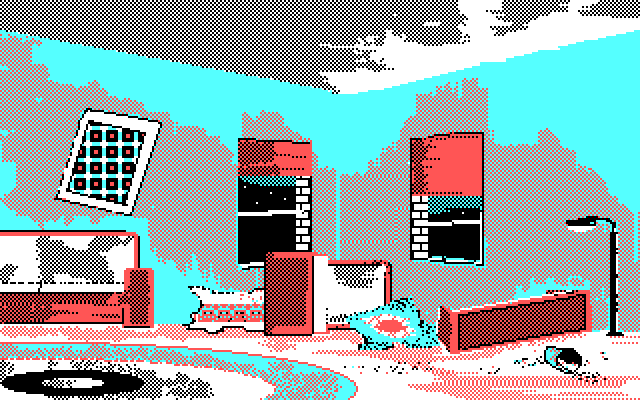 Twilight's Ransom IBM PC/Compatibles Screenshot: This place is a mess...