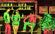 Twilight's Ransom for IBM PC/Compatibles - Checking out a local bar...