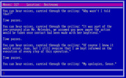Twilight's Ransom for IBM PC/Compatibles - Listening in on a conversation...
