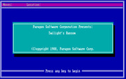 Twilight's Ransom for IBM PC/Compatibles - Ready to begin the game?