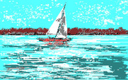 Twilight's Ransom for IBM PC/Compatibles - A boat...time to escape!