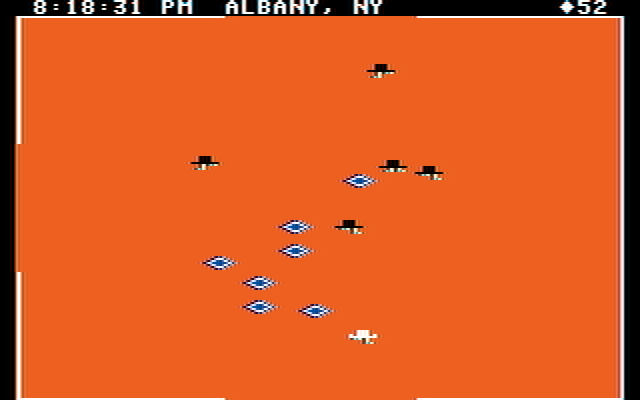 Agent USA IBM PC/Compatibles Screenshot: Growing crystals, and people keep stealing them!