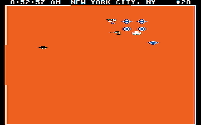 Agent USA IBM PC/Compatibles Screenshot: Use crystals to stop the fuzz people.