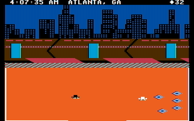 Agent USA IBM PC/Compatibles Screenshot: When possible, take the high speed trains to save time!