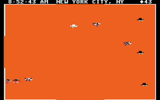 Agent USA IBM PC/Compatibles Screenshot: There is a fuzz outbreak in NY!