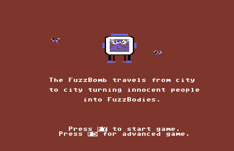 Agent USA Commodore 64 Screenshot: About the FuzzBomb...