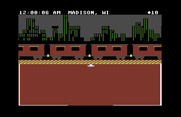 Agent USA for Commodore 64 - Game start.