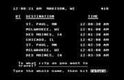 Agent USA for Commodore 64 - Buying a train ticket...