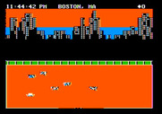 Agent USA for Apple II - I'm out of crystals, and the fuzz bodies have me trapped!