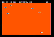 Agent USA for Apple II - I've been turned to fuzz; there's no crystals around, so this could be game over!