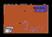 Agent USA for Atari 8-bit - The info and ticket booths.
