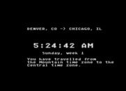 Agent USA for Atari 8-bit - You sometimes need to cross timezones...