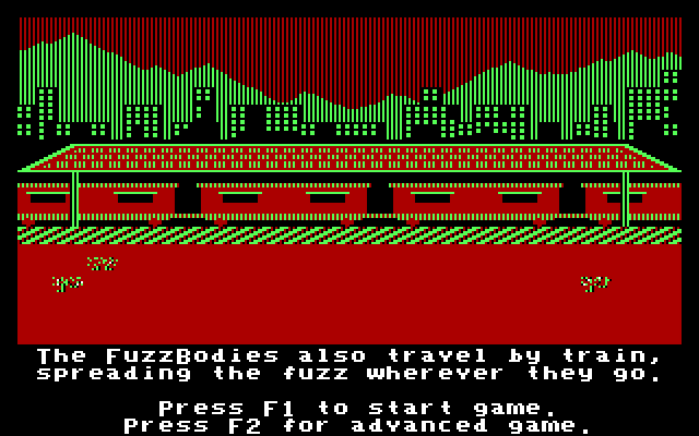Agent USA IBM PC/Compatibles Screenshot: Demo mode; FuzzBodies wander around in this city.