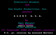 Agent USA for IBM PC/Compatibles - Title screen.