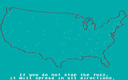 Agent USA for IBM PC/Compatibles - Introduction continued; the map of locations.